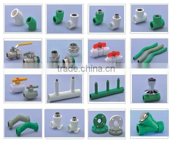 PP-R Material and Welding Connection Ppr Pipes and Fittings KALDE PPR PEX PIPES KALDE FITTINGS DZR BRASS FITTINGS