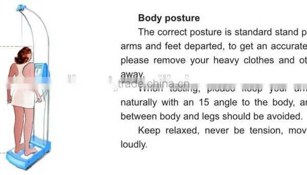 2016 Body Analyzer Factory Body Fat Tester OEM Body Fat Tester photo-2