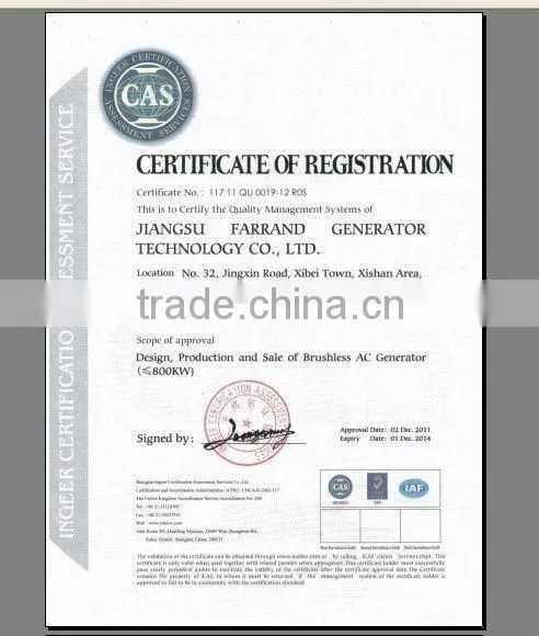 Brushless ac Synchronous Alternator/generator photo-5