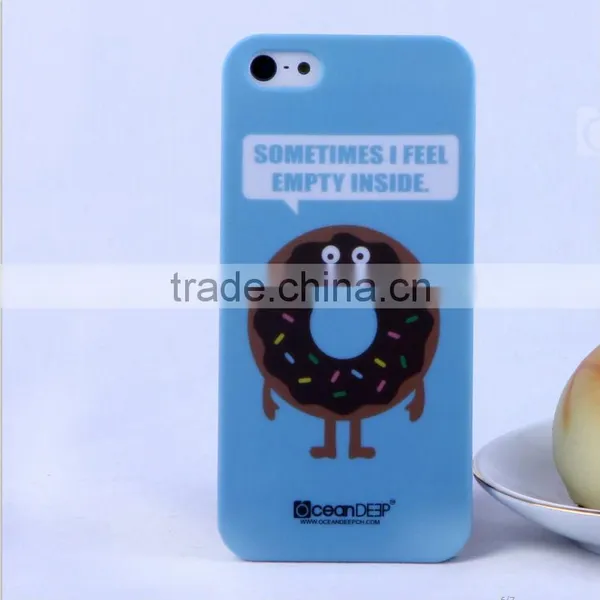 Funny Birds pc Hard Rubberized Case for Iphone5 Water Transfer Case China Cell Phone Accessories