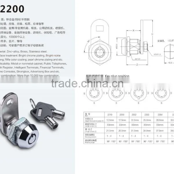 Coin Operated Door Lock and Hook Cam Lock photo-4