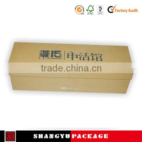 Popular Gift Wine Boxes for 1 Bottle Glass With Foam Insert photo-3