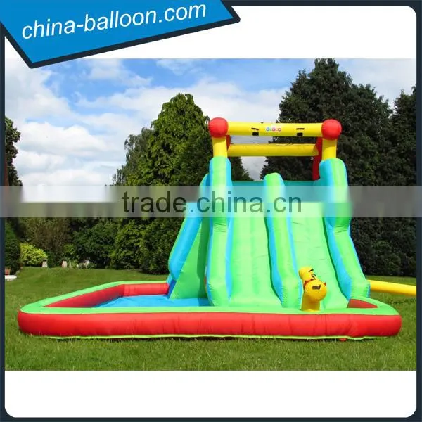 Giant Inflatable Water Slide With Pool,popular Inflatable Water Slide With Water Gun Supplier's Choice photo-2