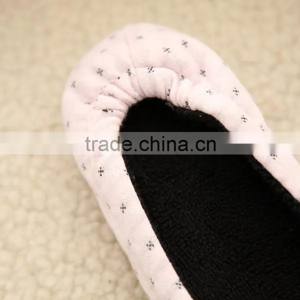 Bowknot Soft Flat Style Women Snow Dance Shoes photo-3