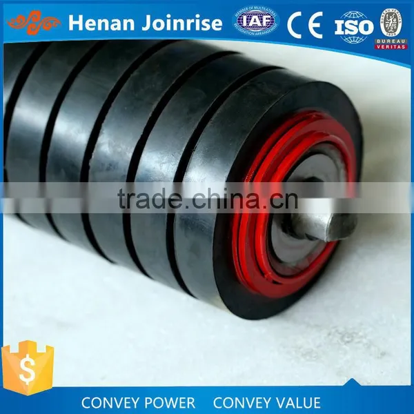 Outstanding Quality Belt Conveyor Rubber Buffer Roller photo-3