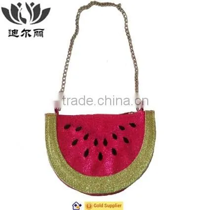 Strawberry Embroidery Design Chain Strap Bag photo-3