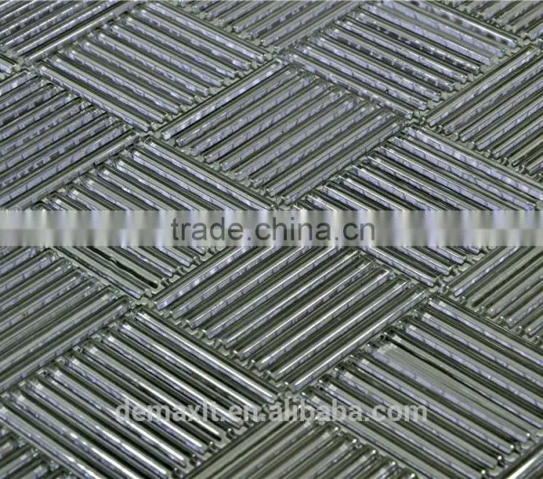 Crystal Small Strip Mural Glass Mosaics photo-3