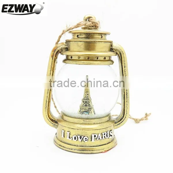 Golden Eiffel Tower Led Souvenir Wedding Favor Snow Globe Forever Love Souvenir Quality Choice
