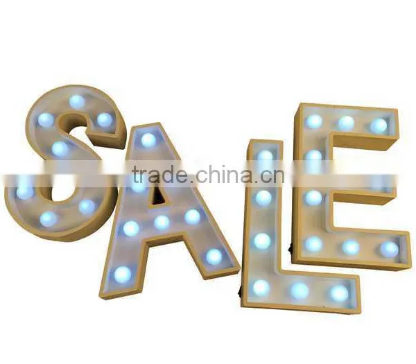 Fashion and Popular Letter Shape Light Marquee Letter Light Battery Letter Light photo-2