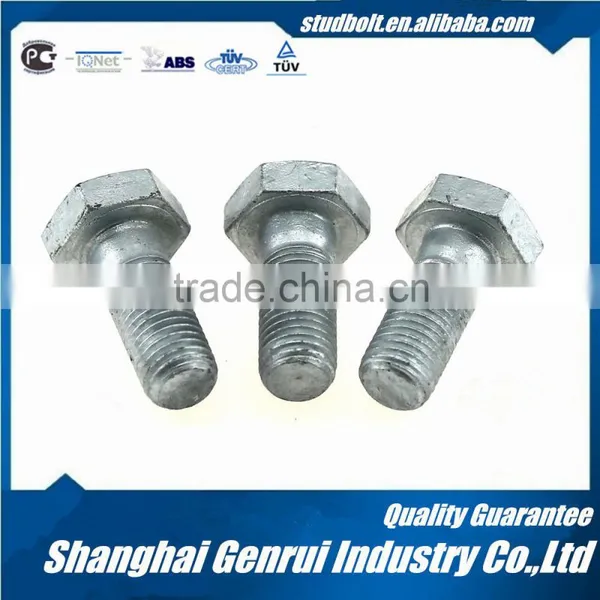 DIN960 Coarse Metal Toggle Hex Bolt and Washer and Nut photo-5