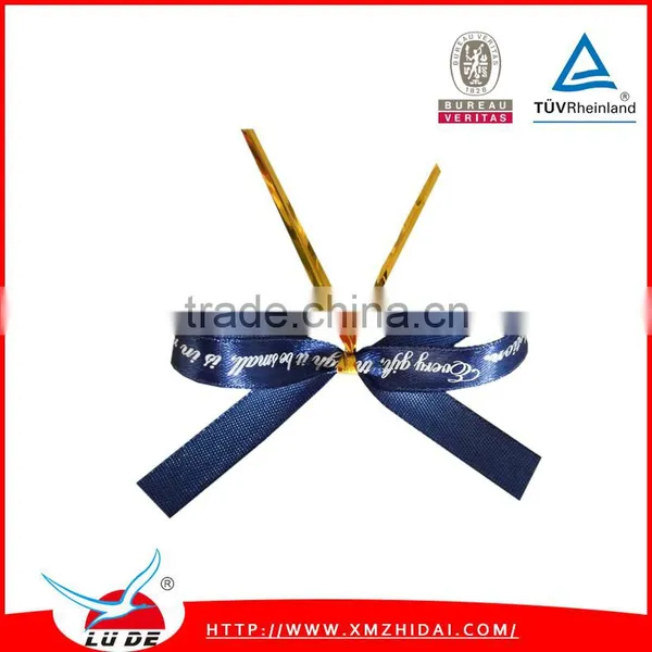 2015 Wholesale Satin Pre-tied Ribbon Bows for Gift Packing photo-4