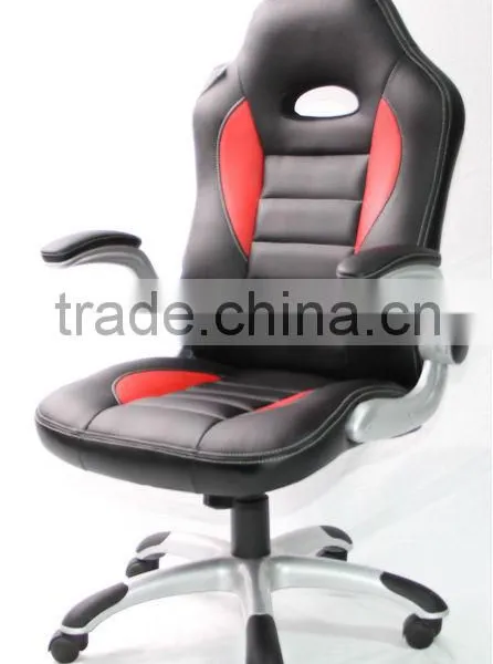 Racing Chair Modern Design Swivel Leather And Mesh Bucket Seat Chair HC-R033 photo-2