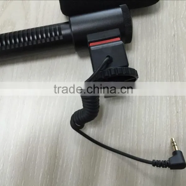 Camera DSLR Shortgun Microphone, 3.5mm Connector Metal Case Studio Recording photo-4