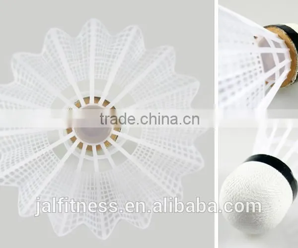 High Quality Nylon Feather 12pcs/Barrel Badminton Ball White Teal Feather Sport Game Training Badminton photo-2