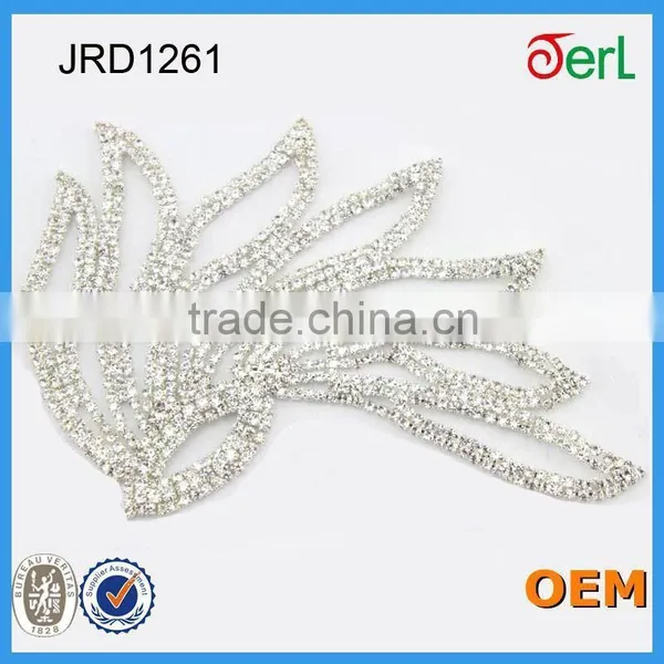 New! Fashion Sewing On Wedding Cake Crystal Rhinestone Trims for Dresses photo-3