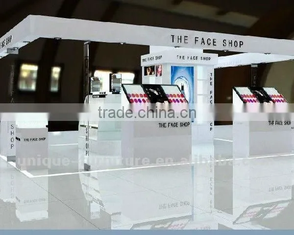 Free Design Make up Cosmetic Showcase , Cosmetics Display Design Showcase for Sale