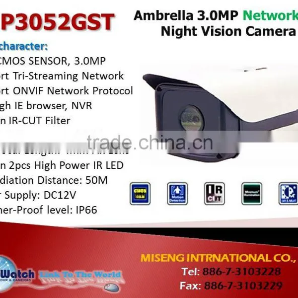 IW-P3052GST 3MP IP Night Vision Wireless CMOS Camera