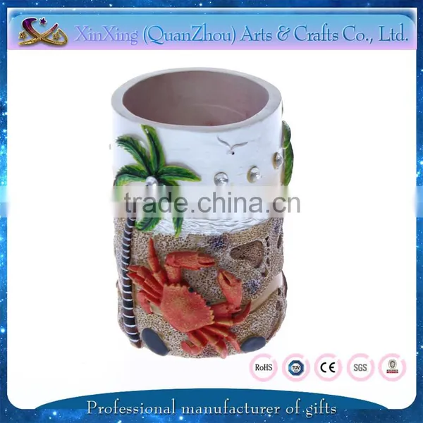 2016 Fashion Hot Selling Beautiful Resin Pen Holder Souvenir