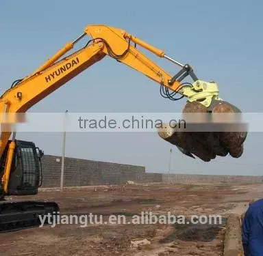 360 Degree Rotatory Wood Log Timber Grab for Excavator photo-4