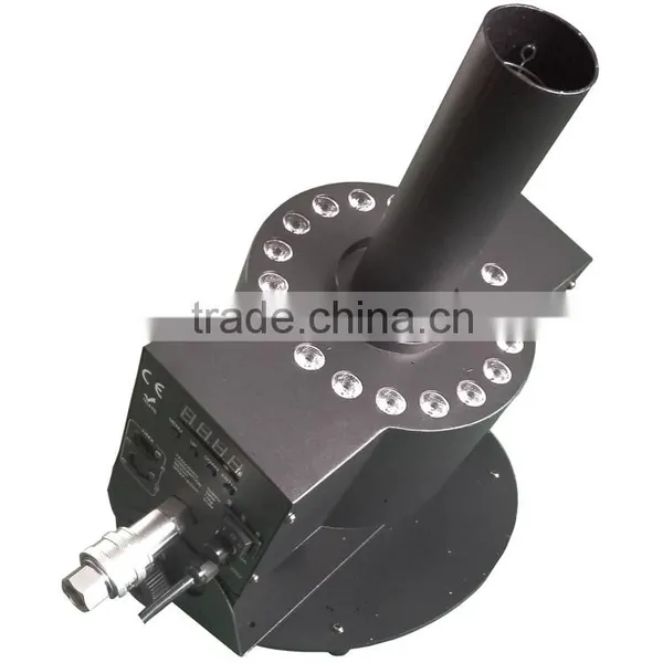 DMX512 Cryo FX Blast 5m Black Hose 3in1 RGB 18*3w CO2 Cold Ice Fog Smoke Machine 250w LED CO2 Jet Cannon photo-5