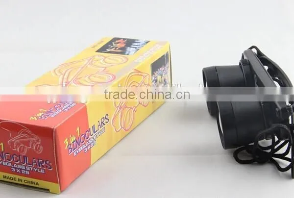 KF-3X28 Eye Glasses Toy Binocular Telescopes for Wholesale photo-5