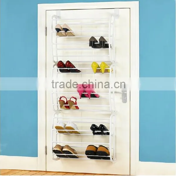 8 Layer Behind Door Plastic Storage Hanging Shoe Organizer photo-4
