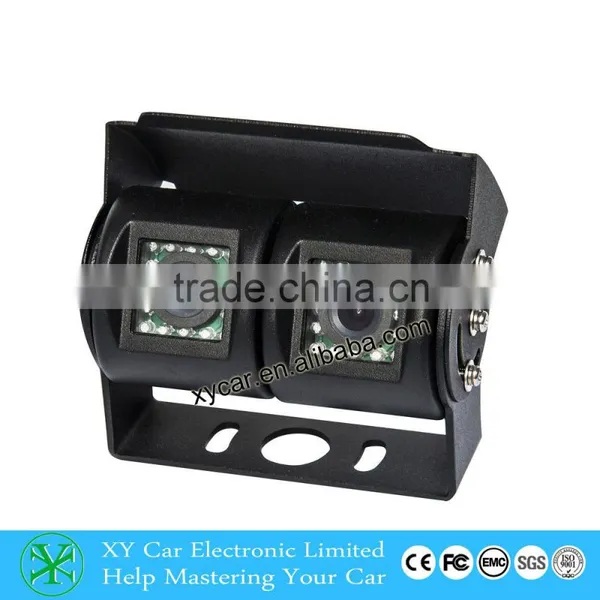 Dual Lens Bus Cctv Cameracctv True Vision ir Led Reverse Camera Auto Rear View Camera XY-1203 photo-3