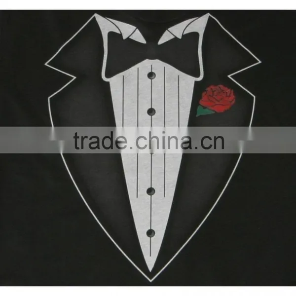 Womens Rose Tuxedo T-shirt photo-2