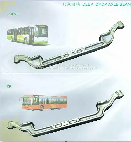 OEM 40kgs~142kgs Forging Axle Beam for Truck and Bus