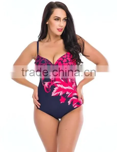 2016 New Sublimation Printed Plus Size Swimwear photo-5