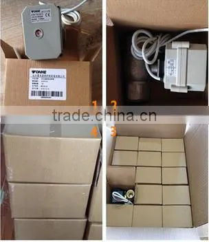2 Way 1 Inch Electric Flow Control Brass Water Ball Valve photo-3