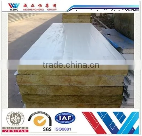 Rock Wool Sandwich Roof Panels/Polyurethane Faux Rock Panel/Galvanized Roof Panels photo-6