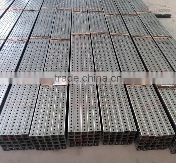 Galvanized Square Steel Road Sign Pole