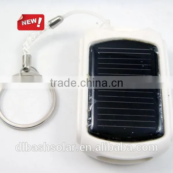 Solar Power Flashing USB Keychain Mini Usb Charger 3LED Emergency Light photo-5