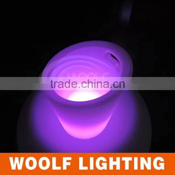 Color Changing PE Plastic Flower Pot Garden Waterproof Glowing Led Outdoor Garden Flower Pots for Outdoor photo-3