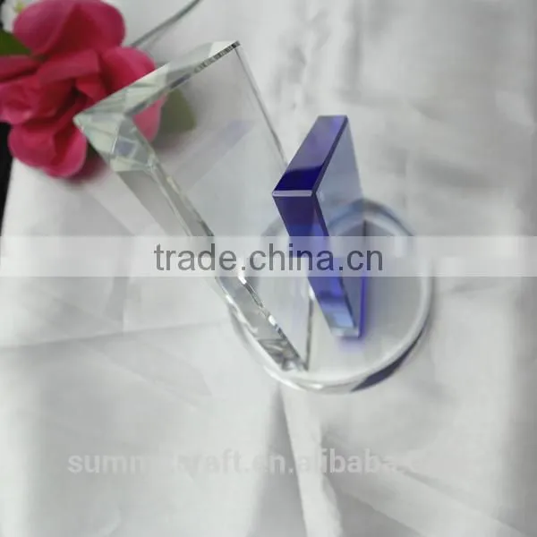 Chanpions League Trophy Award Crystal Trophy Blue photo-5