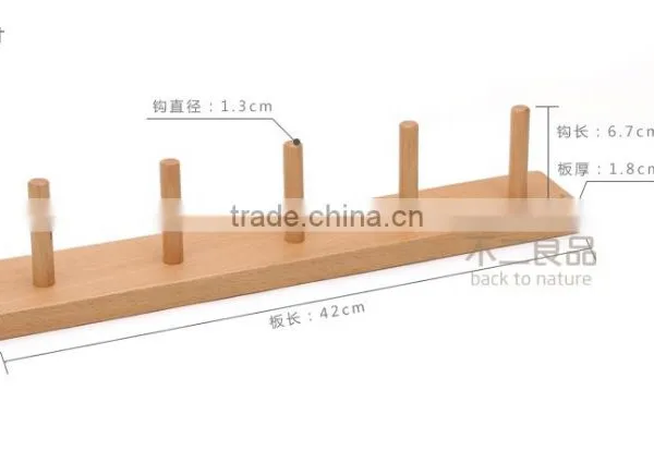 Eco-friendly Customized Solid Wooden Fancy Clothes Hanger photo-4