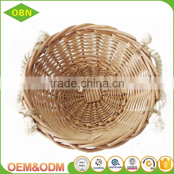 China Customized Cheap Decorative Stylish Christmas Empty Mini Gift Wicker Baskets Wholesale photo-4