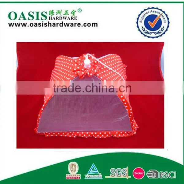 Net Cloth Folded Food Cover With Florals Food Umbrella photo-5