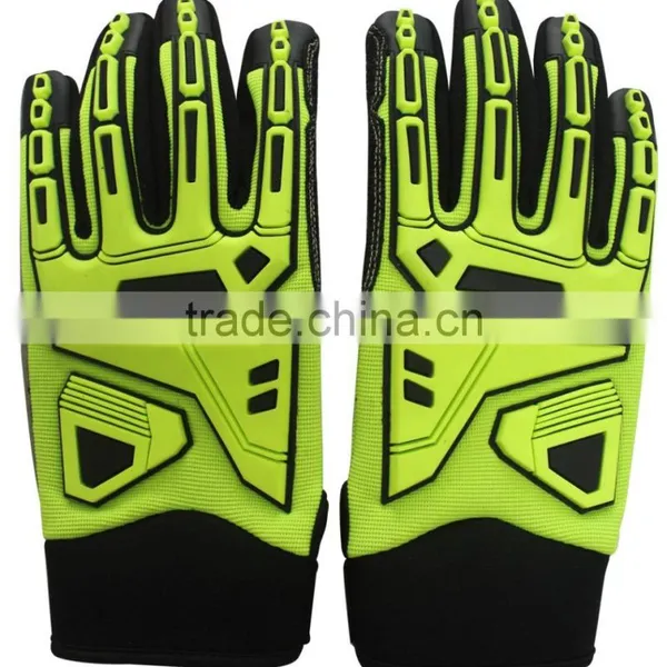 Grippy Oil Filed Heavy Duty Work Impact Gloves photo-2