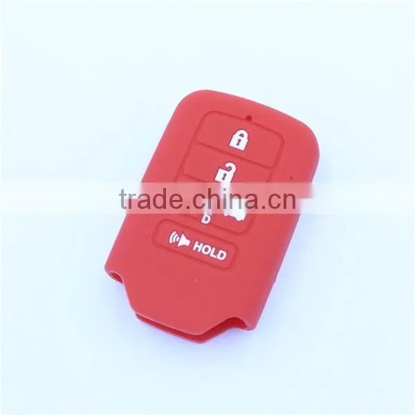 Fda Silicone Rubber Car Key Holder Bag for Honda 5 Buttons in Stock photo-3