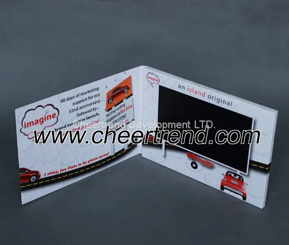 Cheaper Price Video Brochure 7 Inch Video Book /Digital LCD Video Greeting Card photo-2
