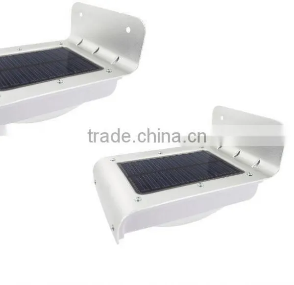 16 LED SOLAR POWER RECHARGEABLE PIR MOTION OUTDOOR SECURITY WALL LIGHT , GARDEN SENSOR LIGHT, MOTION SENSOR SECURITY LAMP photo-5