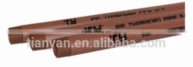 TY High Quality PP Threaded Pipes&fittings TUBE A Eco-friendly Cheap Price Full Size Factory Price List Discount photo-2