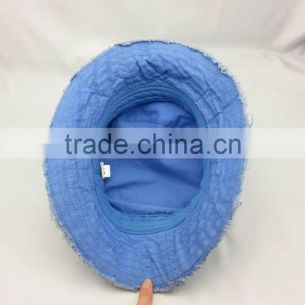 Bucket Hat / Cotton Polyester Denim Fabric Bucket Hat photo-4