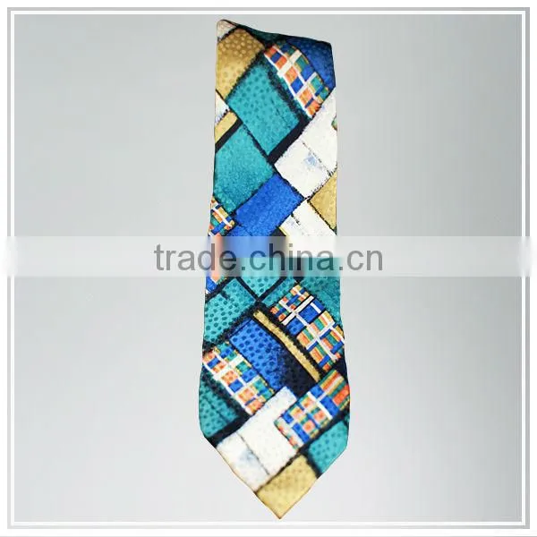 As Customer Request,customize Digital Printing 100% Silk Tie