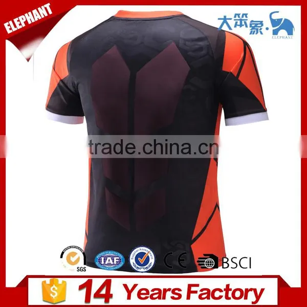 Full Sublimation Print Men's Soccer Jersey With Player Name and Number photo-2