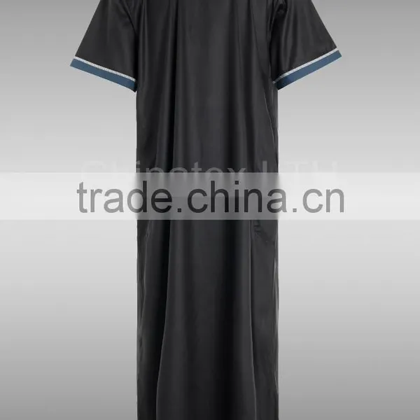 MEN'S MUSLIM ISLAMIC ARABIC ROBES DISHDASHA MORNING GOWNS THOBE photo-2