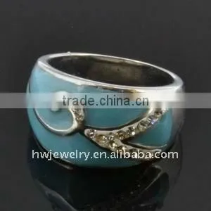 Hot Blue Crystal Rings