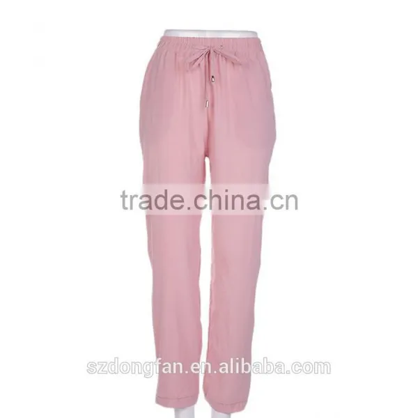 Hot Sell Women Summer Baggy Pants Casual Harem Slacks Stylish Pants Denim Wide Leg Straight Sweat Pants Jogger Jeans for Women